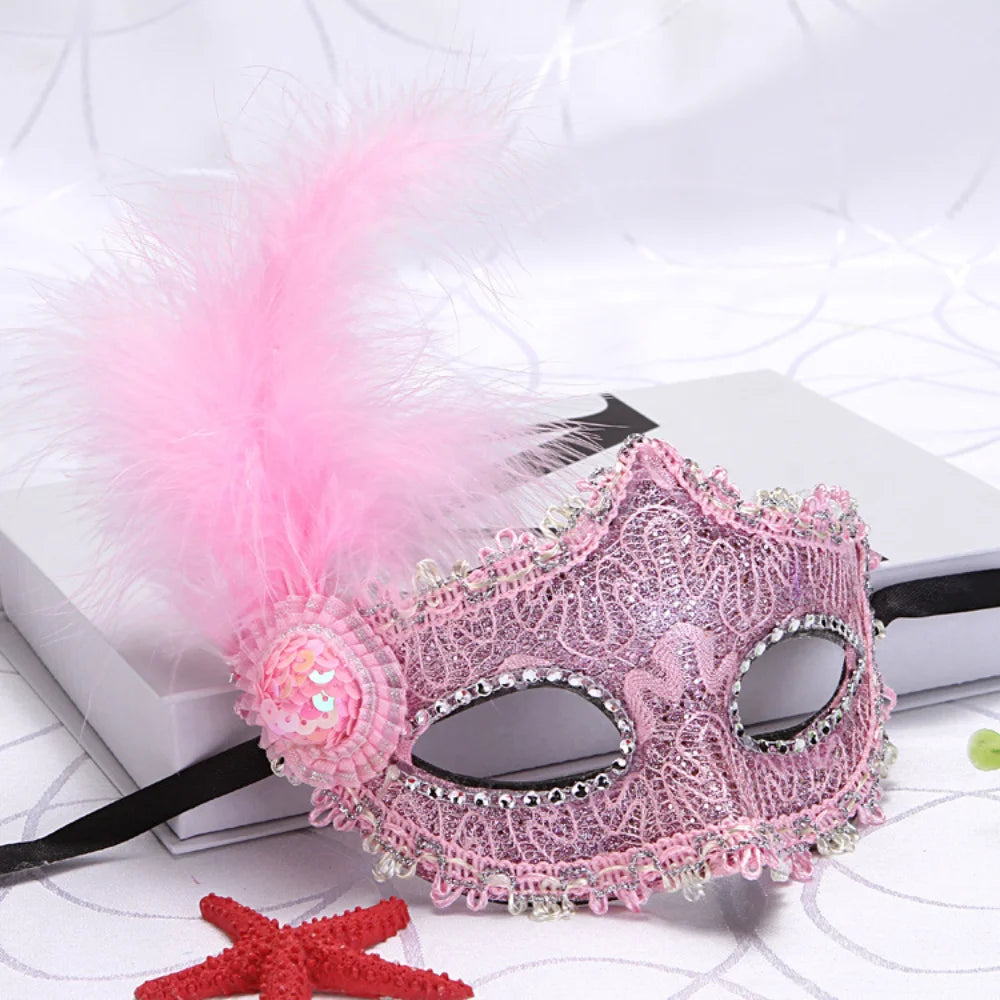 Princess Ball Handheld Mask