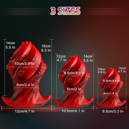 Big Silicone Butt Plug — Smooth Tapered S M L