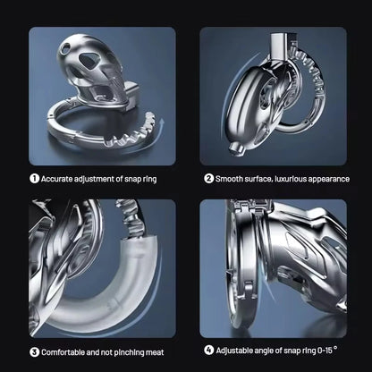 Premium Aluminum Chastity Cage