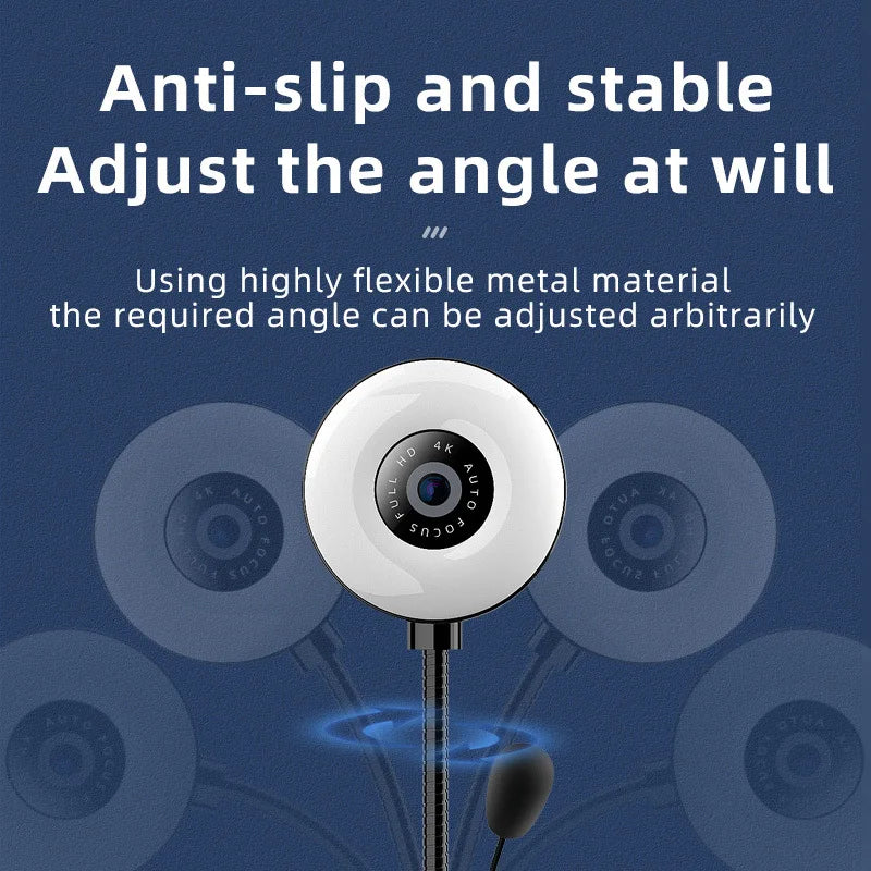 3-in-1 4K Webcam with Mic