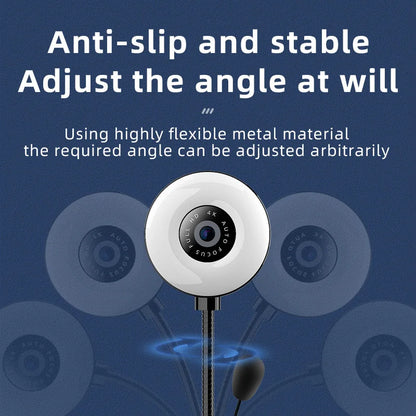 3-in-1 4K Webcam with Mic