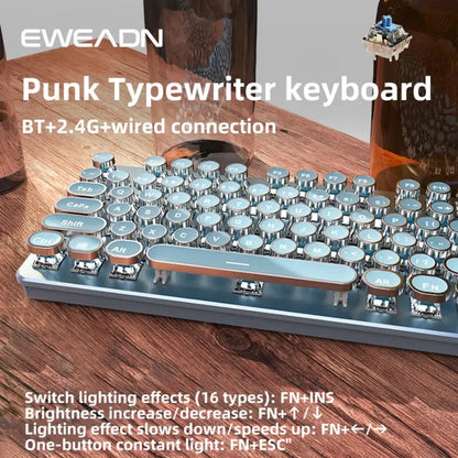 Tri-Mode, 104 Keys LED Keyboard
