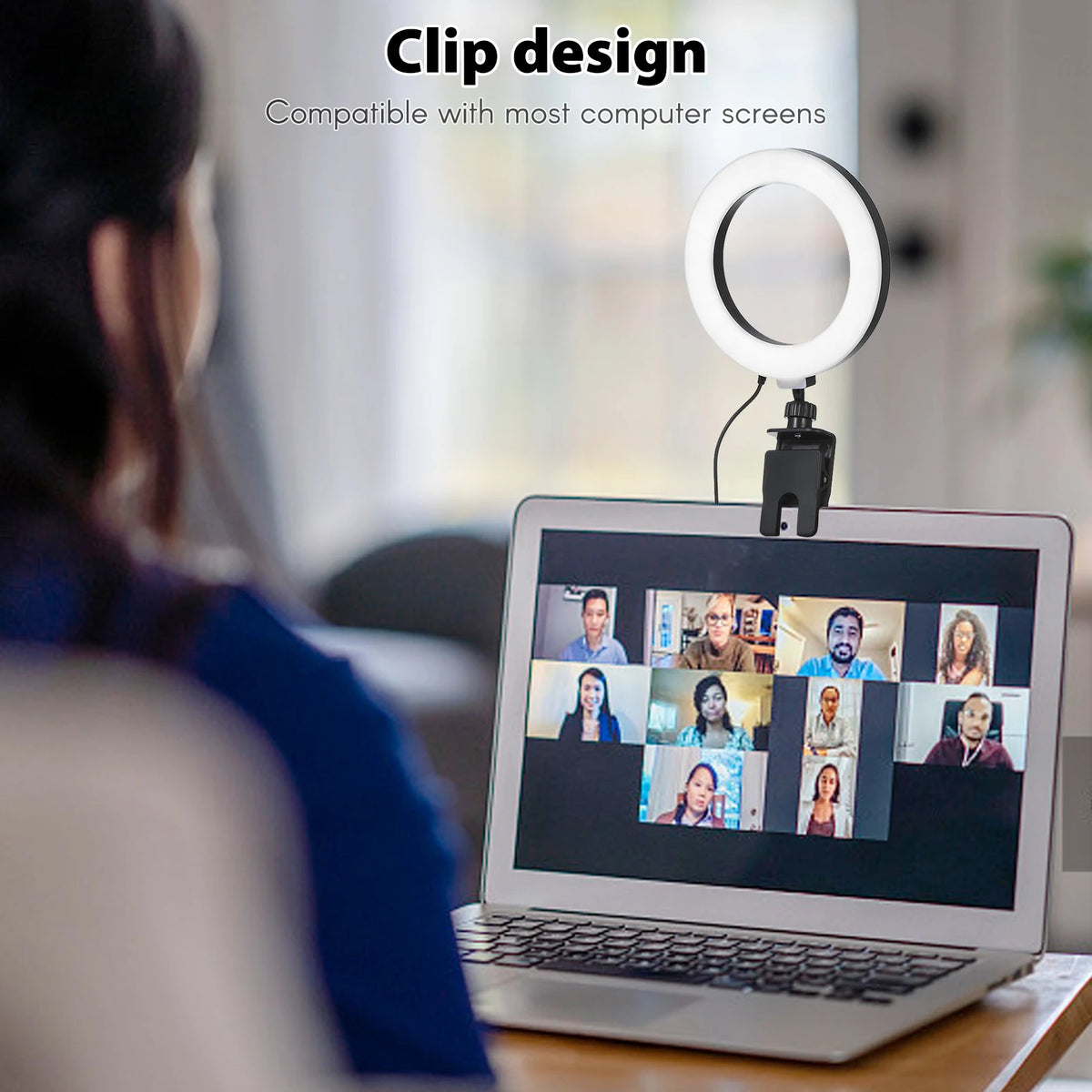 Laptop Live Streaming Ring Light
