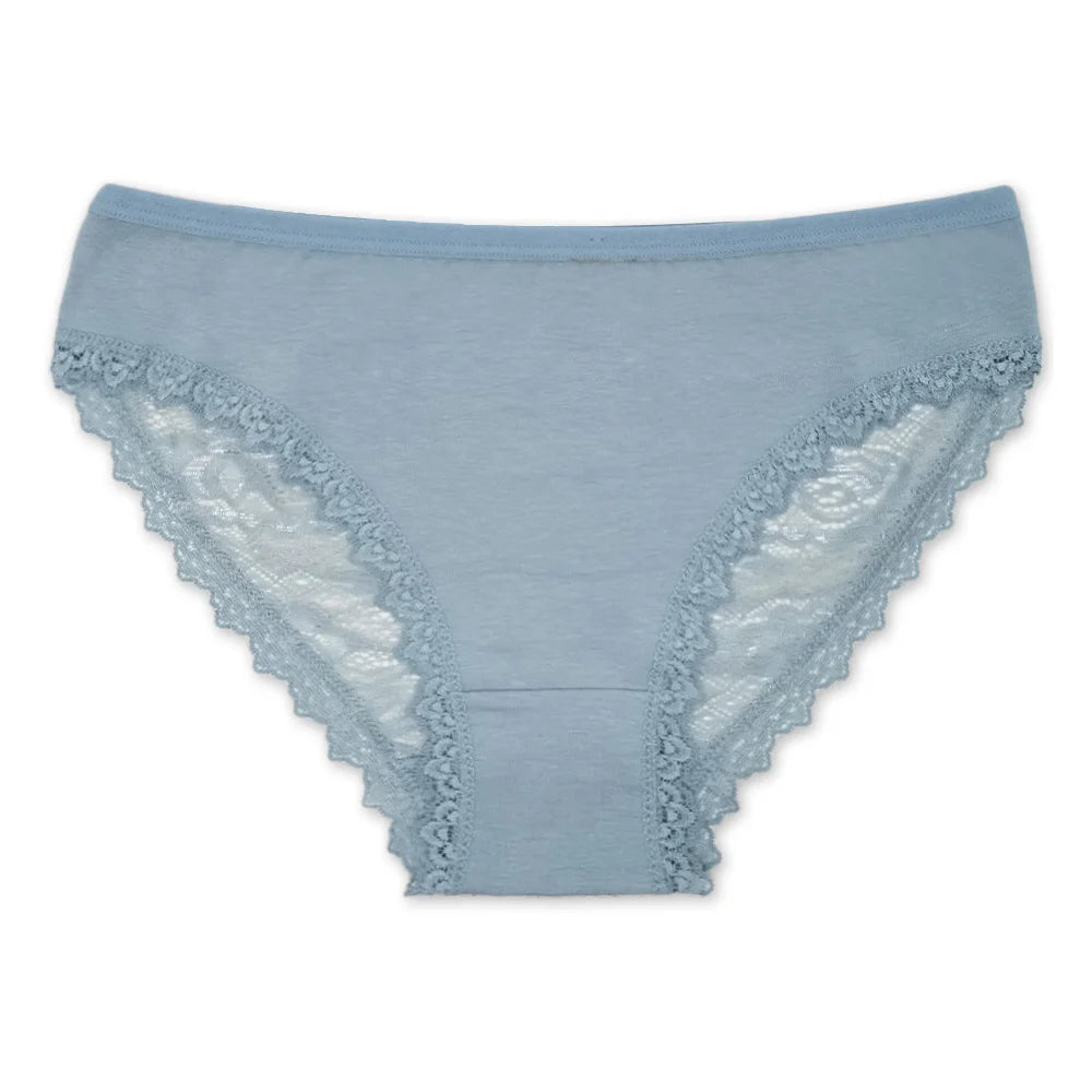 5 PCS/SET Women Panties Lace Underwear M-XL Sexy Low-rise Underpants Girls Bow Briefs Women Lingerie Ladies Panty