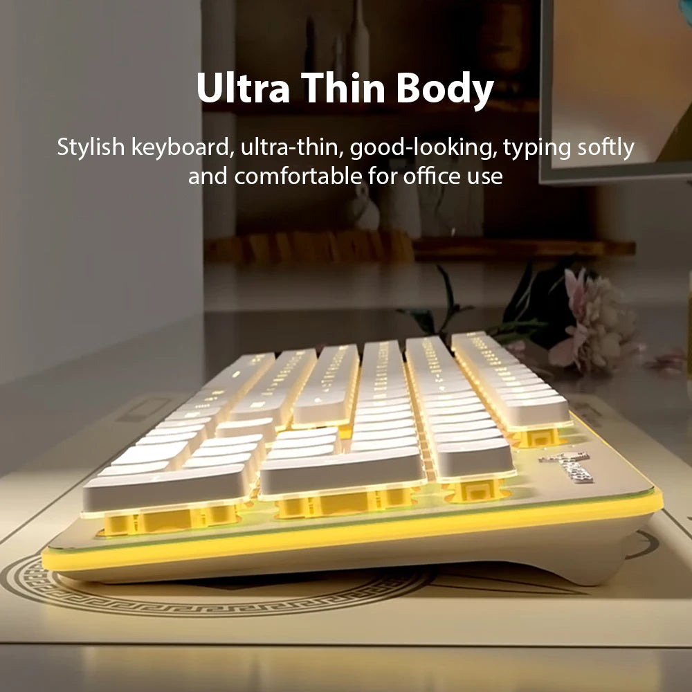 Hot-Swappable LED Keyboard
