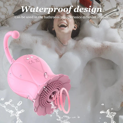 Flower-Shaped Clitoral Vibrator