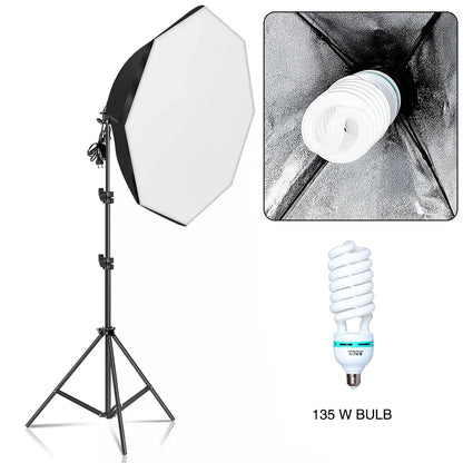 Studio Lighting with Global Plug Adapters