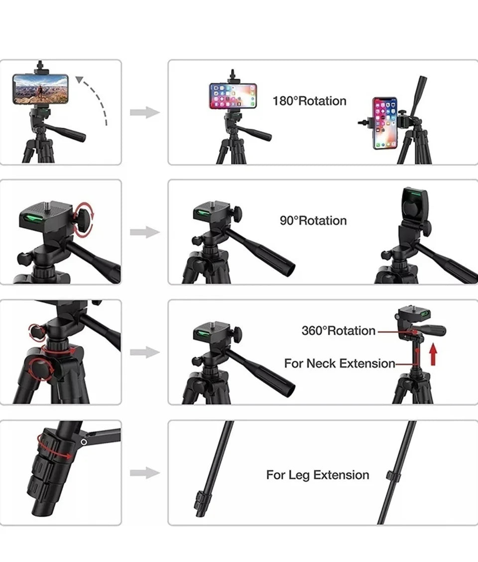 Remote Control Tripod Ringlight Stand
