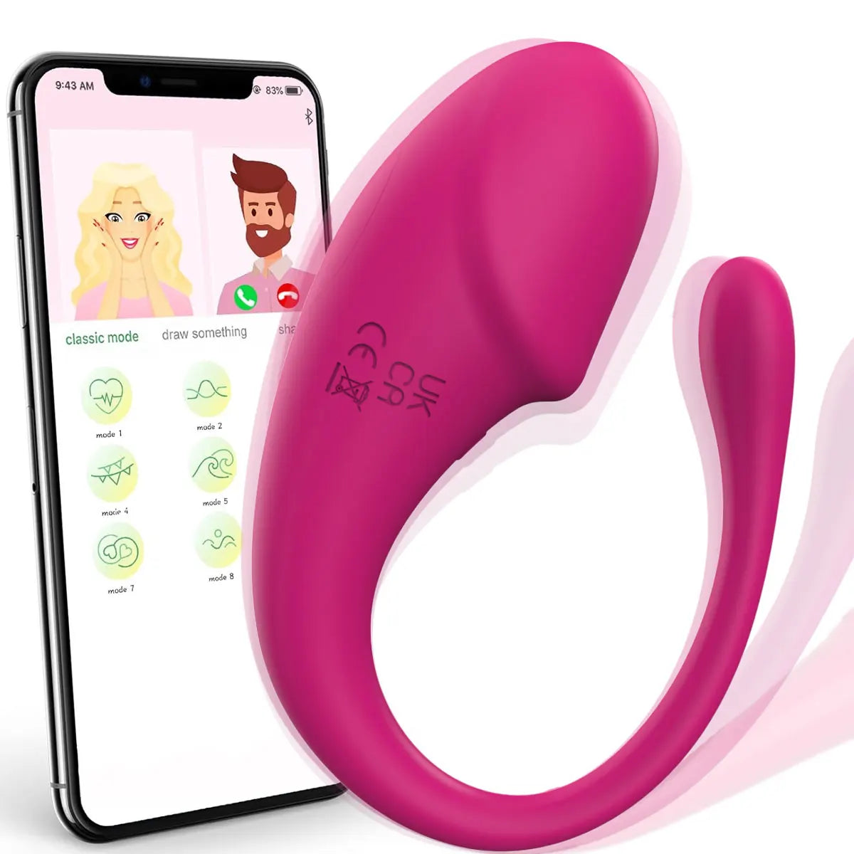 2-in-1 Dual G-Spot Clitoral Stimulator — 10 Modes 4 Colours