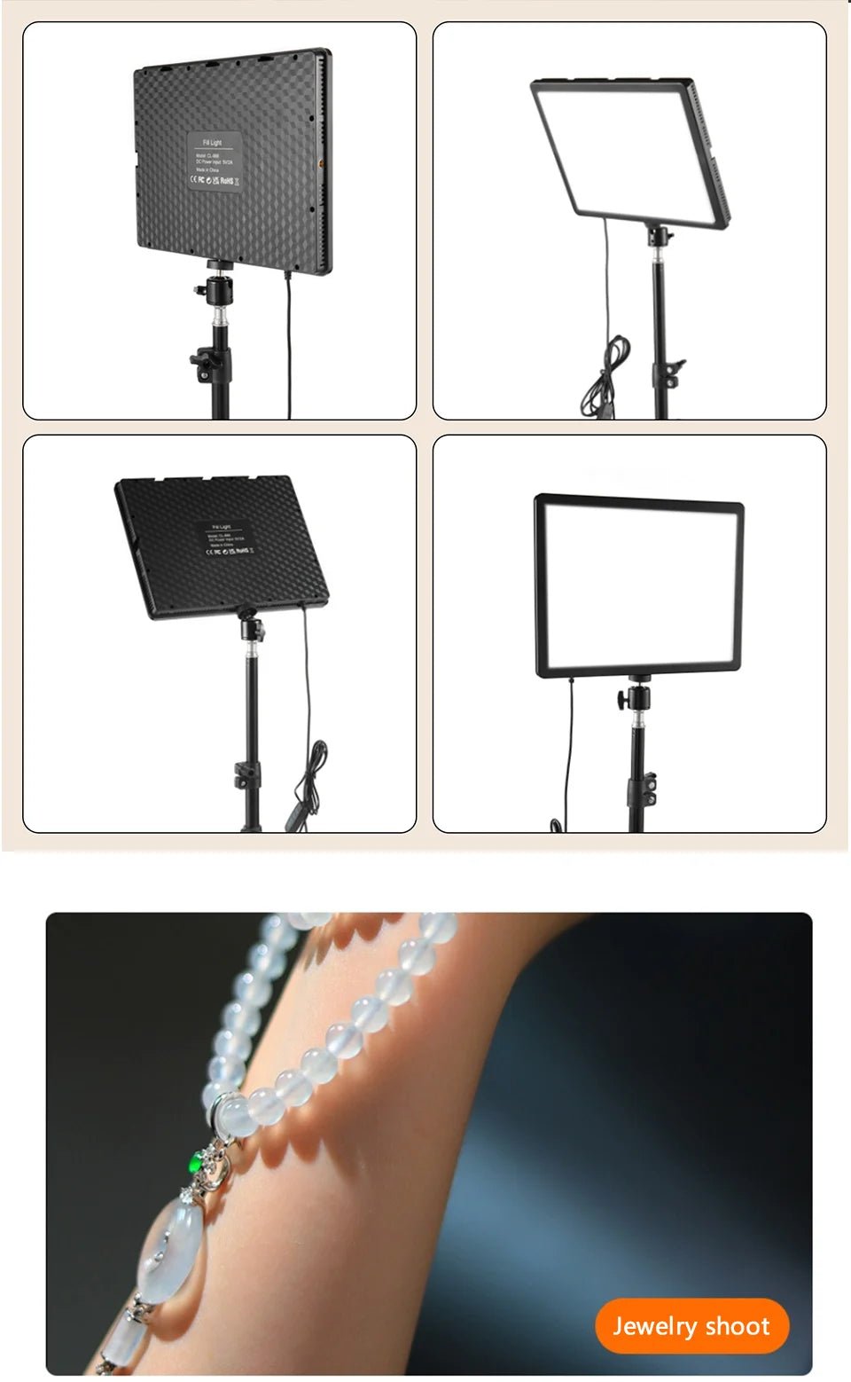 Tripod with LED Lamp