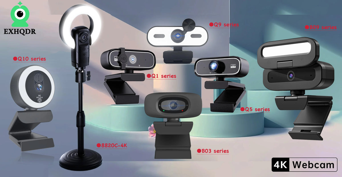 4K Streaming Ring Light Webcam