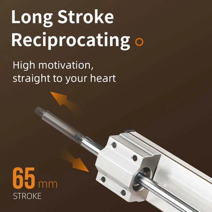 65mm Stroke Telescopic Sex Machine