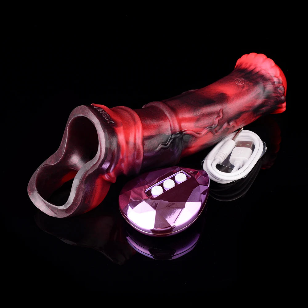 Vibrating Silicone Sleeve Extender – Multi-Mode
