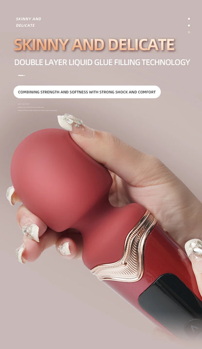 Luxury Silicone Wand Vibrator