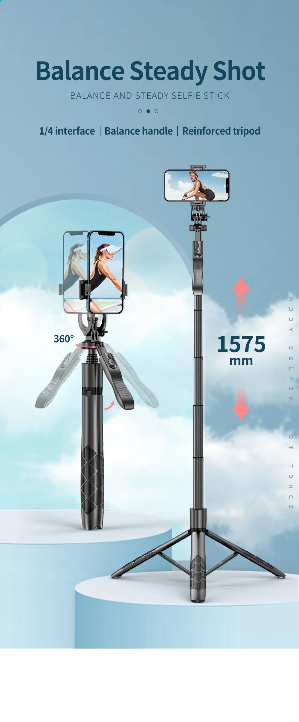 Overhead Shooting Phone Tripod
