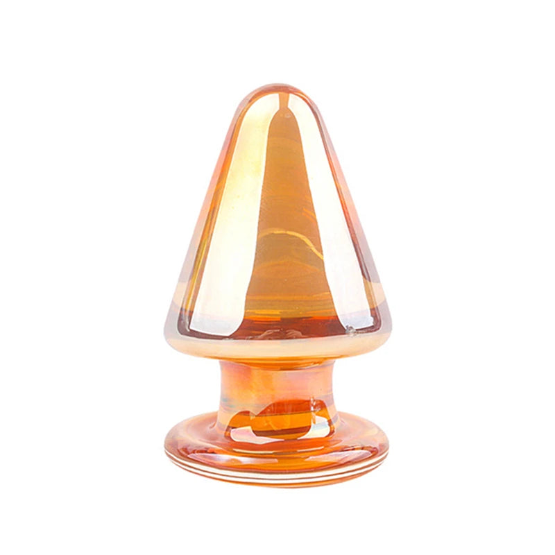 Sleek Glass Plug For Stimulation