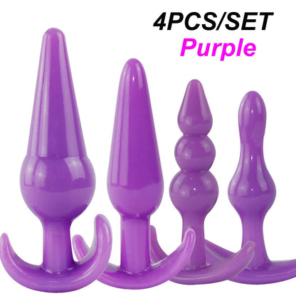 4Pce Medical-Grade Silicone Vaginal Plugs