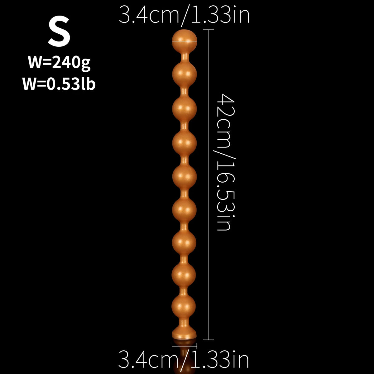 Safe & Hygienic Silicone Anal Toy