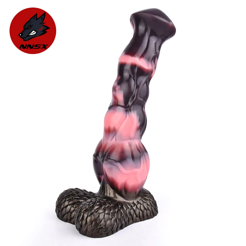 Fantasy Horse Knot Silicone Dildo — Premium Liquid Silicone