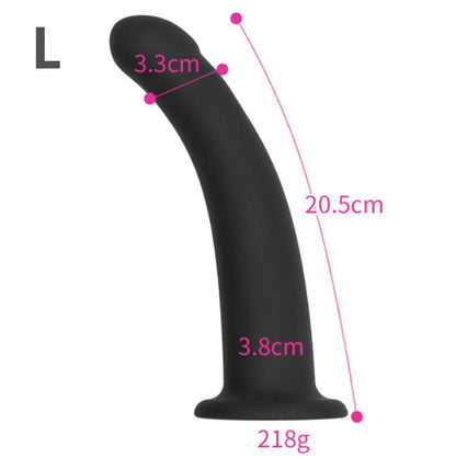 Unisex Silicone Anal Dilator — Progressive 5 Sizes