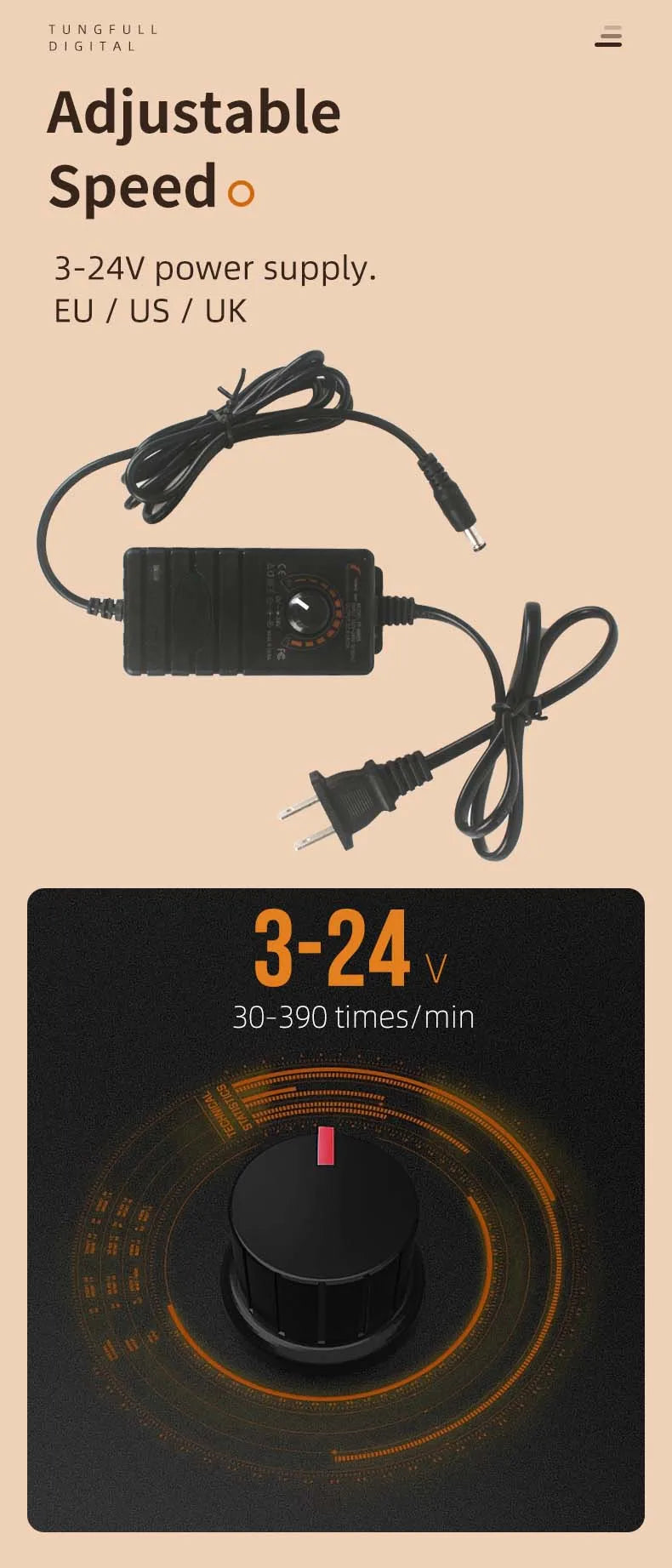65mm Stroke Telescopic Sex Machine