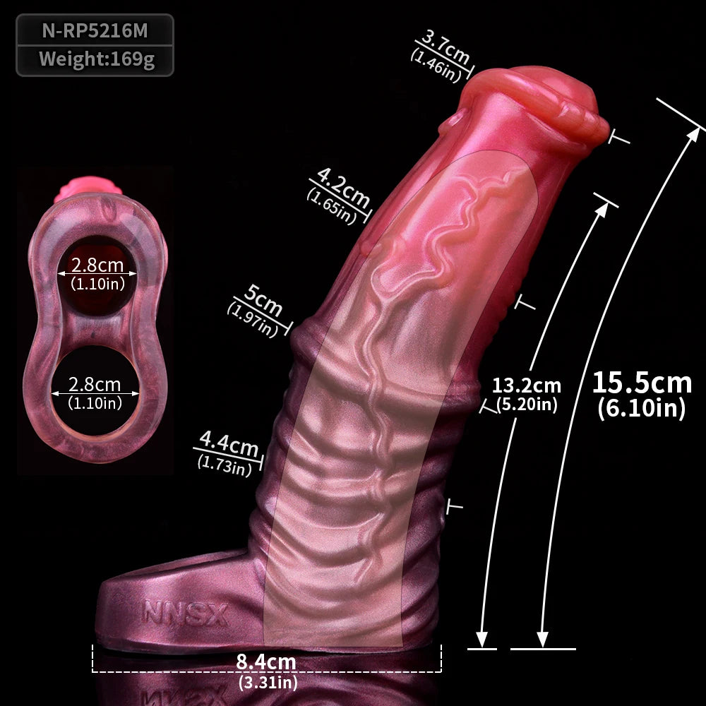 Textured Knot Silicone Sleeve Extender