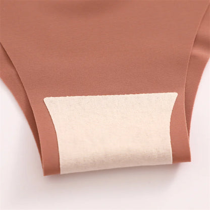 10PCS Seamless Women Panties V Waist Briefs Sexy Low Rise Underwear for Female Solid Color Ice Ultra Thin Breathable Lingere