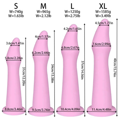 Pink Anal Dildo Huge Anal Plug Silicone Buttplug Huge Dilatador Butt Plug Prostate Stimulator Adult Sex Toy for Women Men