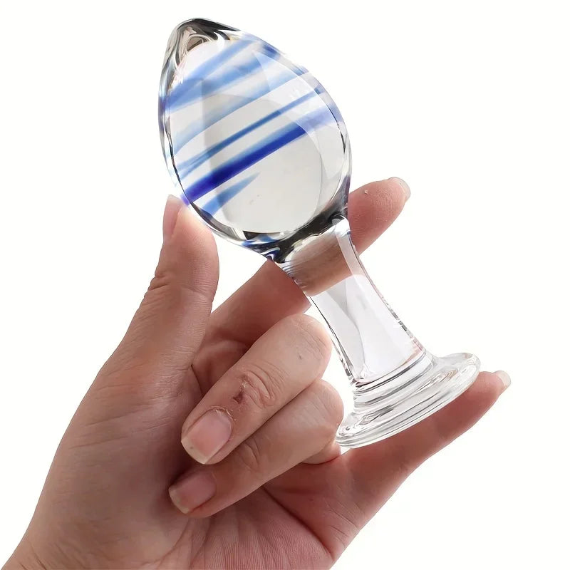 Crystal Smooth Glass Plug