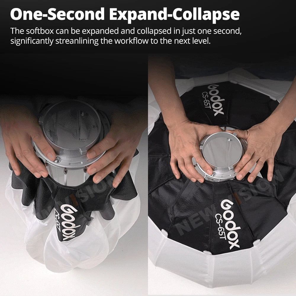 Round Softbox Studio Lighting