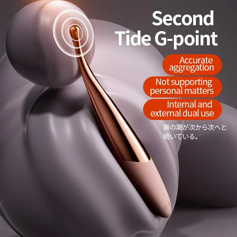 G-Spot Honey Bean Vibrator — Magnetic Ultrasonic Precision