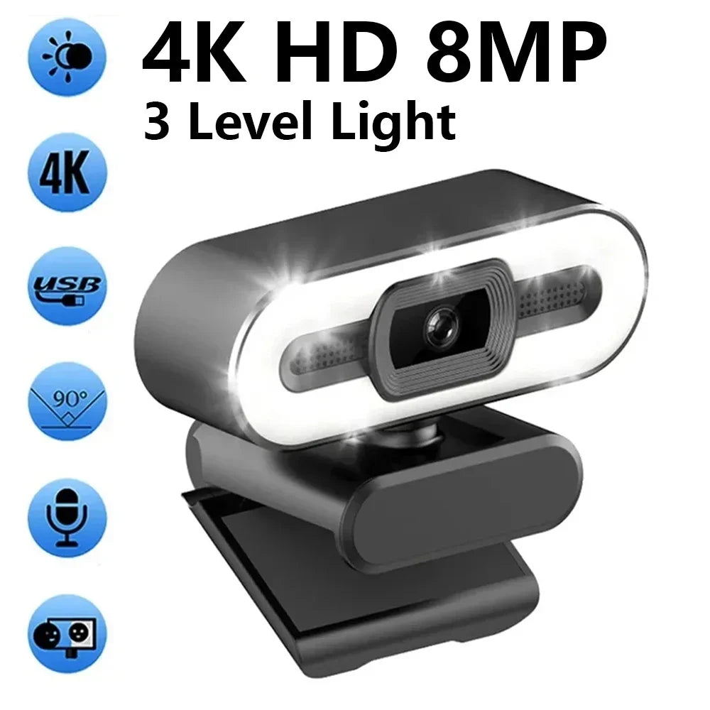 4k Rotatable 360° Webcam