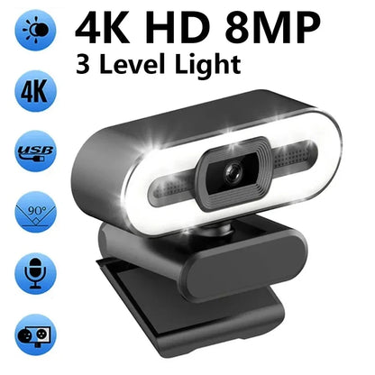 4k Rotatable 360° Webcam