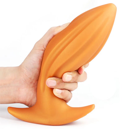 Huge Silicone Anal Plug — Progressive 5 Sizes S to XL