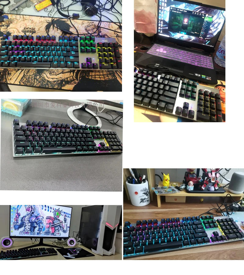 Green/Black Tea Axis Keyboard