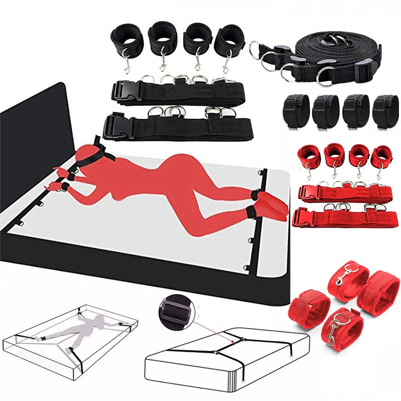 Couples Restraint Play Set – Classic Black Edition