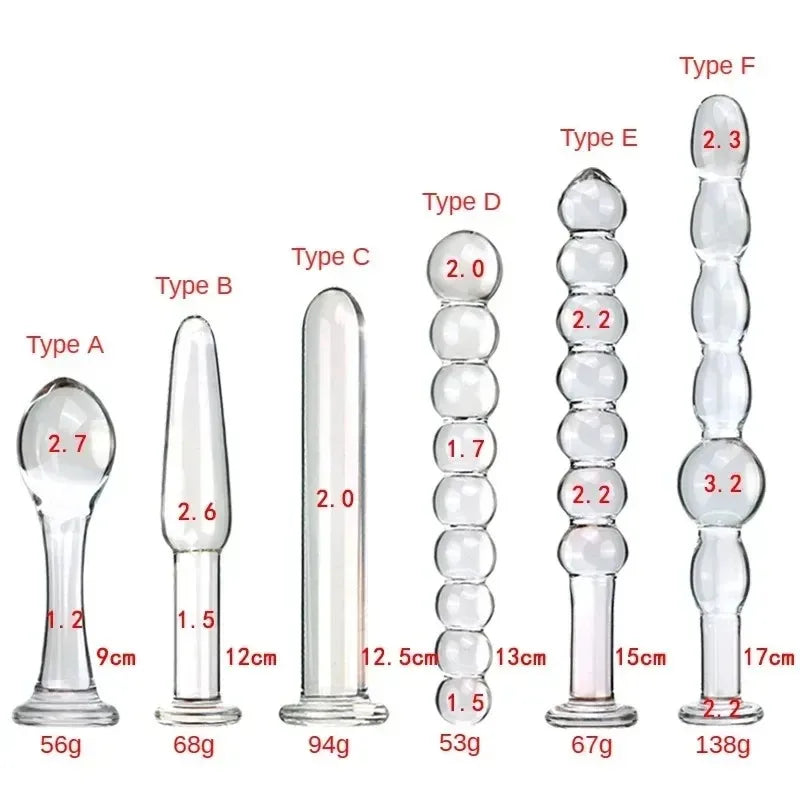 Luxury Glass Bead Trainer Plug