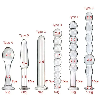 Luxury Glass Bead Trainer Plug