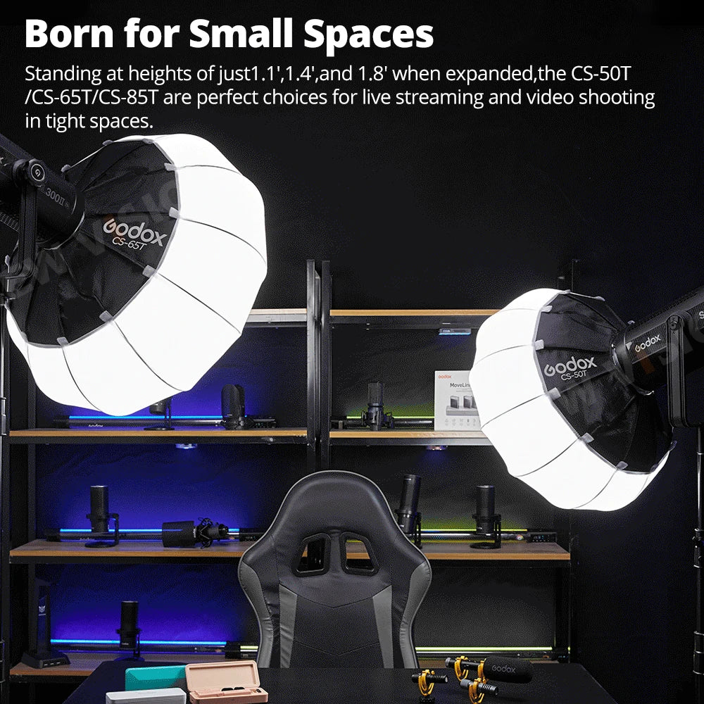 Round Softbox Studio Lighting