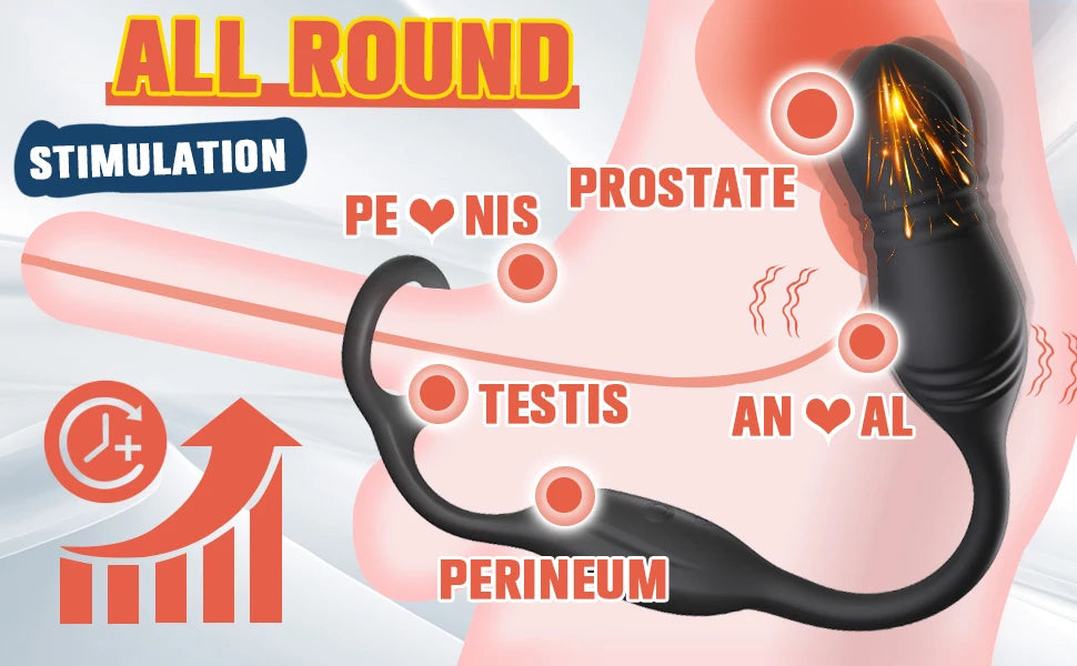 Thrusting Prostate Plug Vibrator