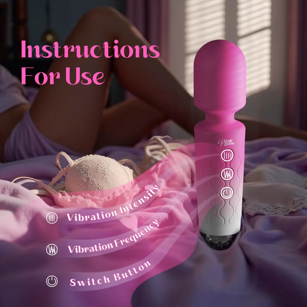 Powerful silicone vibrator