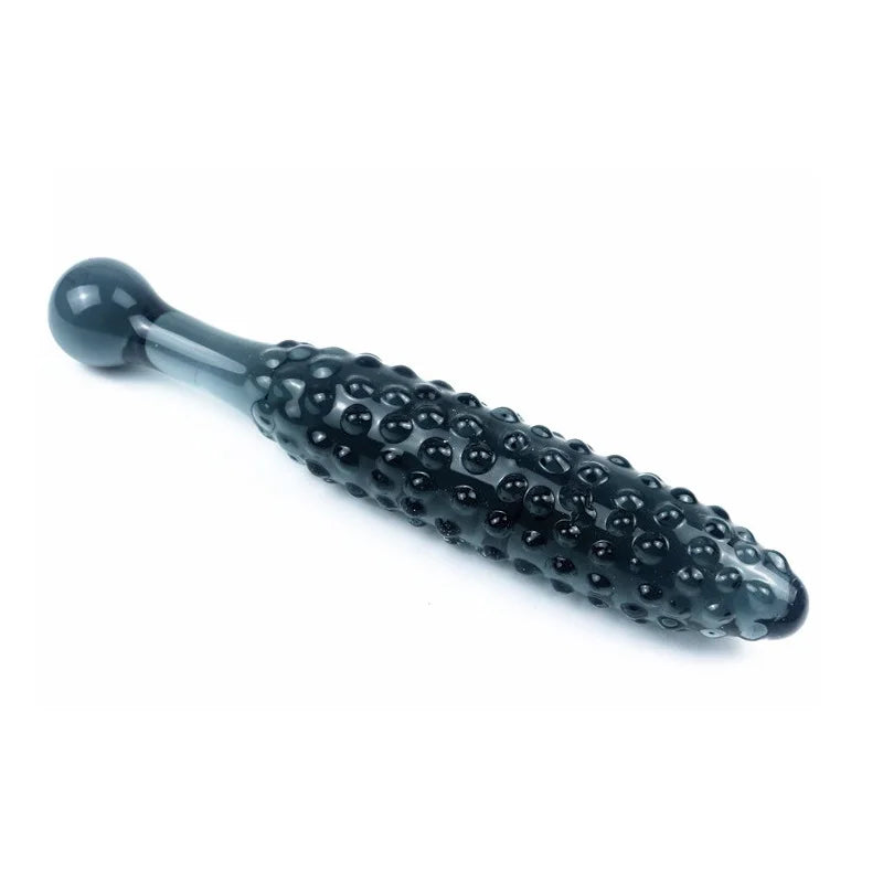 Black Crystal Glass Dildo for Men & Women