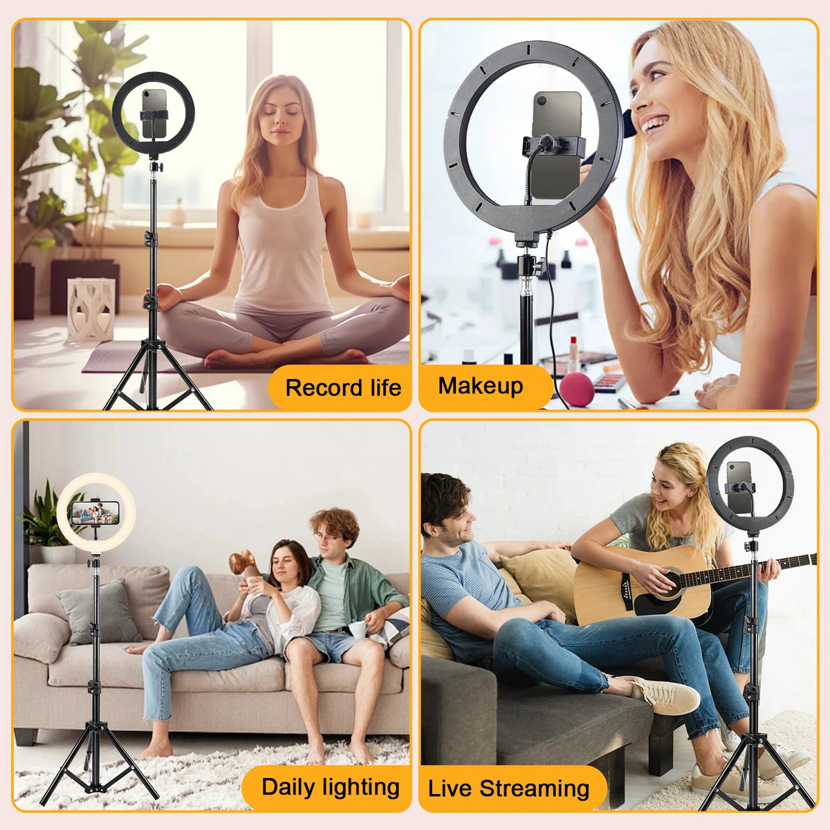LED Ring Light With Tripod