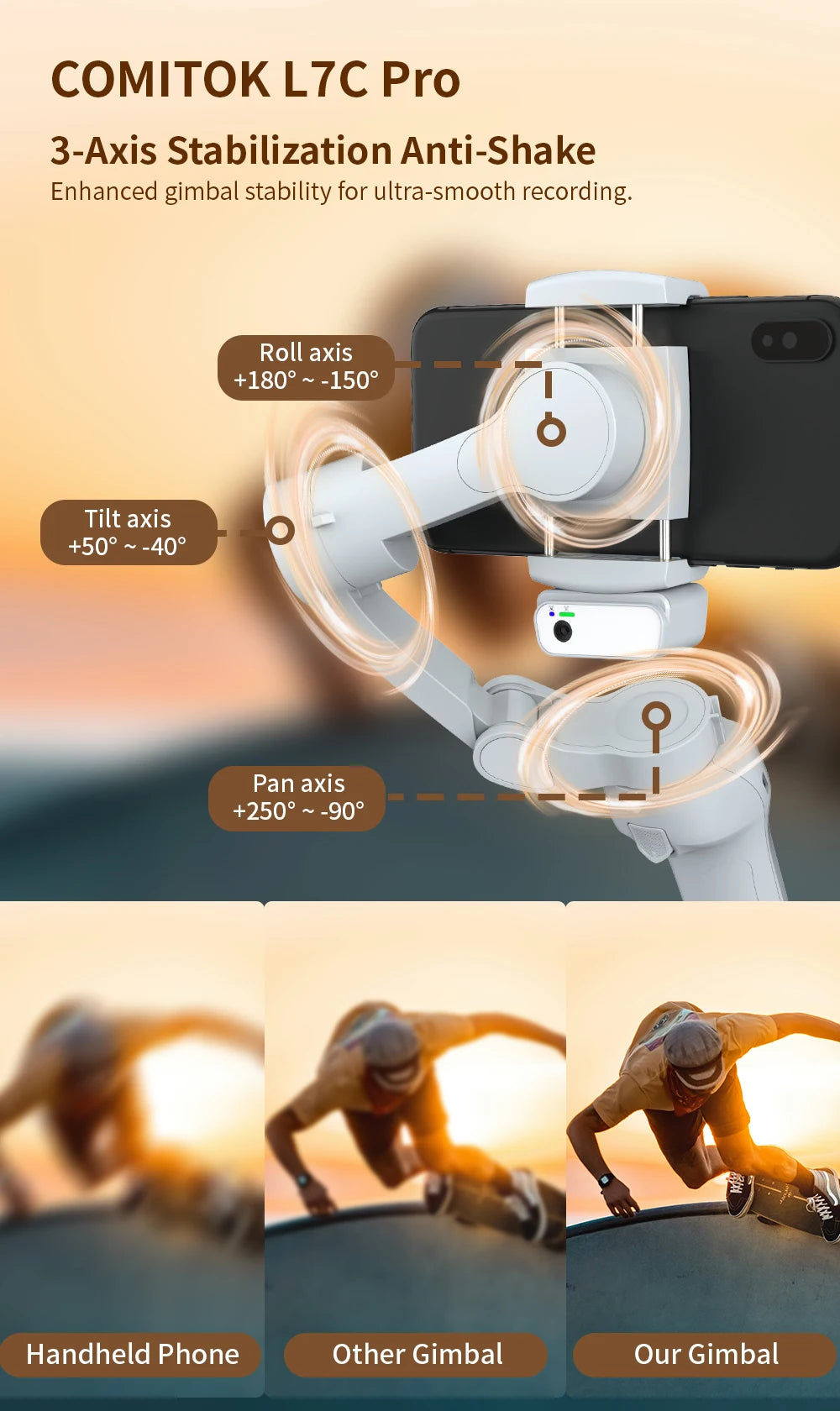 AI Face Tracking Premium Gimbal