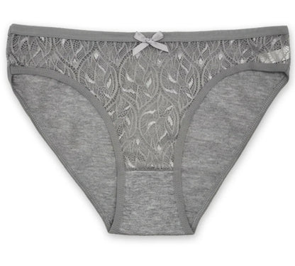 5 PCS/Set Hot Sale Sexy Lace Underwear Soft Underpants Ladies Panty Comfortable Women Cotton Panties 89319