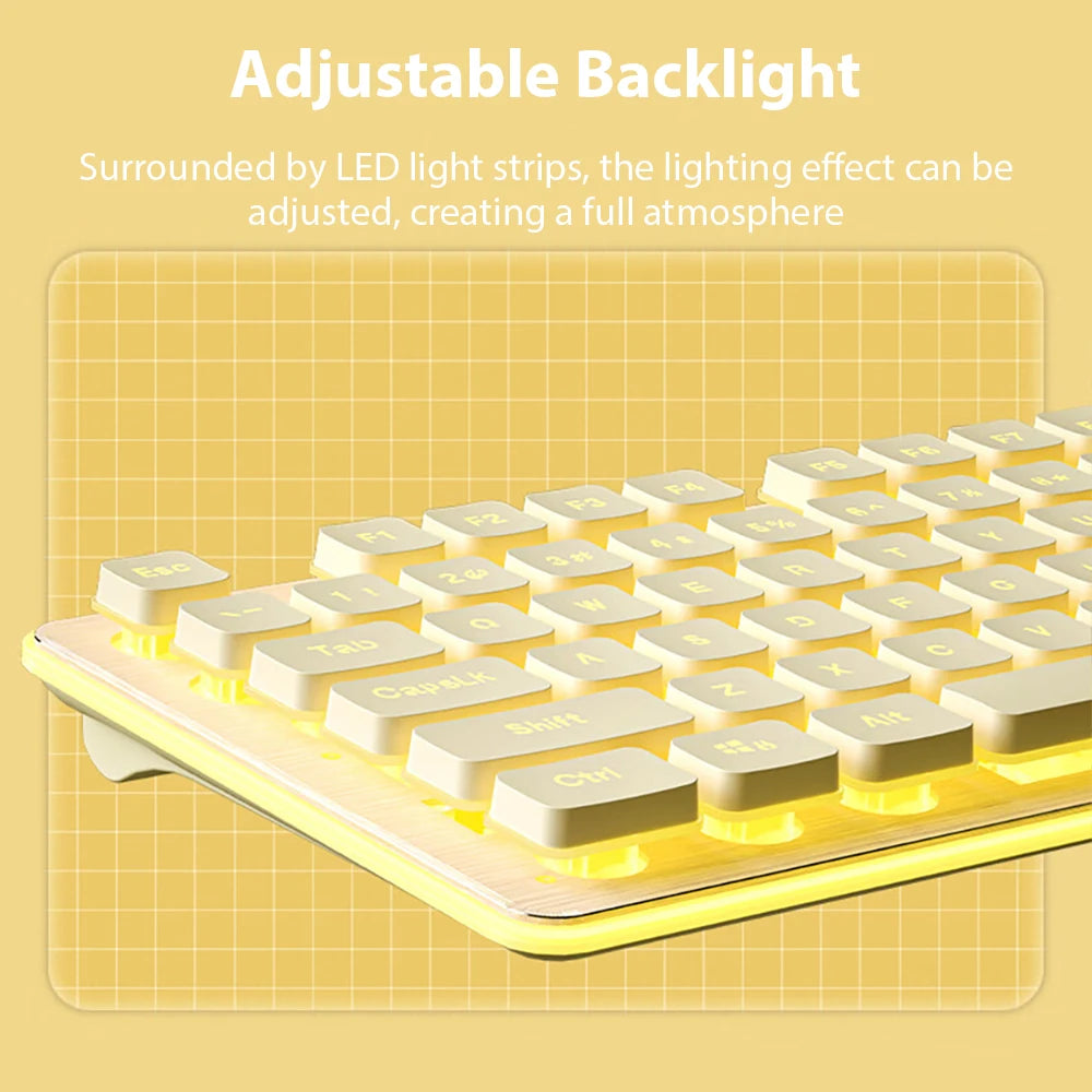 Hot-Swappable LED Keyboard