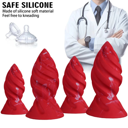 Huge Soft Silicone Anal Trainer Plug – S to XL