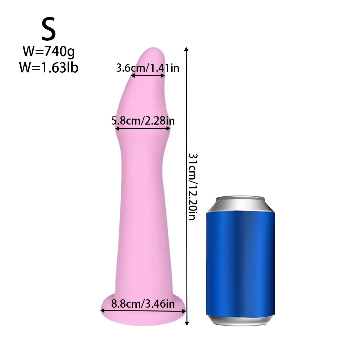 Pink Anal Dildo Huge Anal Plug Silicone Buttplug Huge Dilatador Butt Plug Prostate Stimulator Adult Sex Toy for Women Men