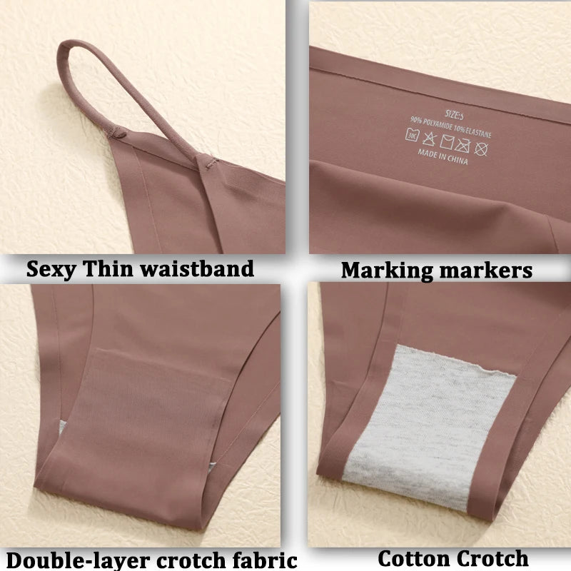 Set Women Seamless Briefs Ultra Fabric Panties
