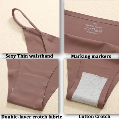 Set Women Seamless Briefs Ultra Fabric Panties